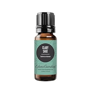 Edens Garden Clary Sage Essential Oil, 100% Pure Therapeutic Grade (Undiluted Natural/Homeopathic Aromatherapy Scented Essential Oil Singles) 10 ml
