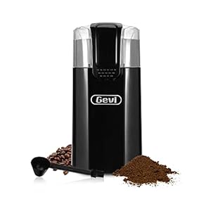 Electric Coffee Grinder Stainless Steel Blade Grinder for Coffee Espresso Latte Mochas, Noiseless Operation.GECGI140-U-1…