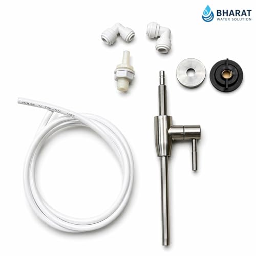 Image of SS 304 Grade Faucet Tap for Cabinet RO Water Purifiers, Stainless Steel (1 /4 inch pipe)