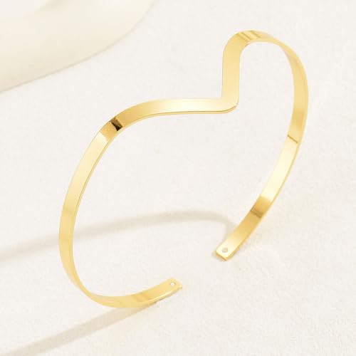 Image of Long tiantian Arm Cuff for Women Gold Arm Cuff Jewelry Upper Gold Bracelets Bangle for Women