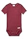 Sanetta Body kurzarm Pink aus Merinowolle & Seide | Hochwertiger und nachhaltiger Body für Mädchen & Jungen aus Wolle-Seide-Mix. Baby Body