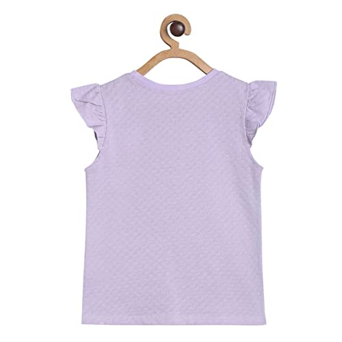 Image of miniklub Girls Purple Self Designed Top