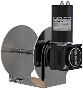 JZ 12V 1500W 316 Stainless Steel Drum Anchor Winch Marine Fishing Boat Yacht M4