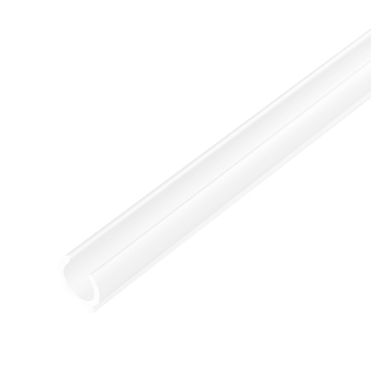 Kederschiene Kederleiste Aluminium C-Profil weiß RAL 9016 für Keder 5-9mm Länge 1 Meter
