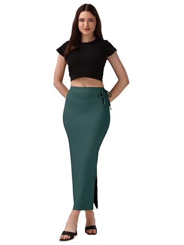 Image of Mehrang Microfiber Saree Shapewear Petticoat for Women, Cotton Blended Shape Wear Dress for Saree