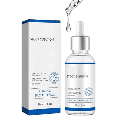 Stock Solution Firming Facial Serum - Instant Lift In A Bottle 30ml Anti-Aging Serum for Deep Wrinkles & Fine Lines Collagen Booster with Hyaluronic Acid