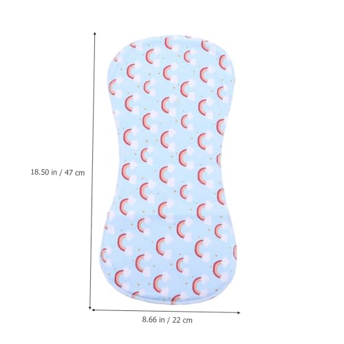3Pcs Baby Burp Cloths Set 100% Cotton Newborn Nursing Towels Soft Absorbent Burping Towels for Infants for Feeding and Spit-Up Care Random Style2