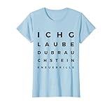 Augenarzt Brille Optiker Augenoptiker Sehtest Neue Brille T-Shirt