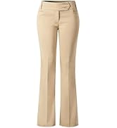 Design by Olivia Women's Ultra Stretch Comfy Millennium Bootcut Dress Pants Work Business Office ...