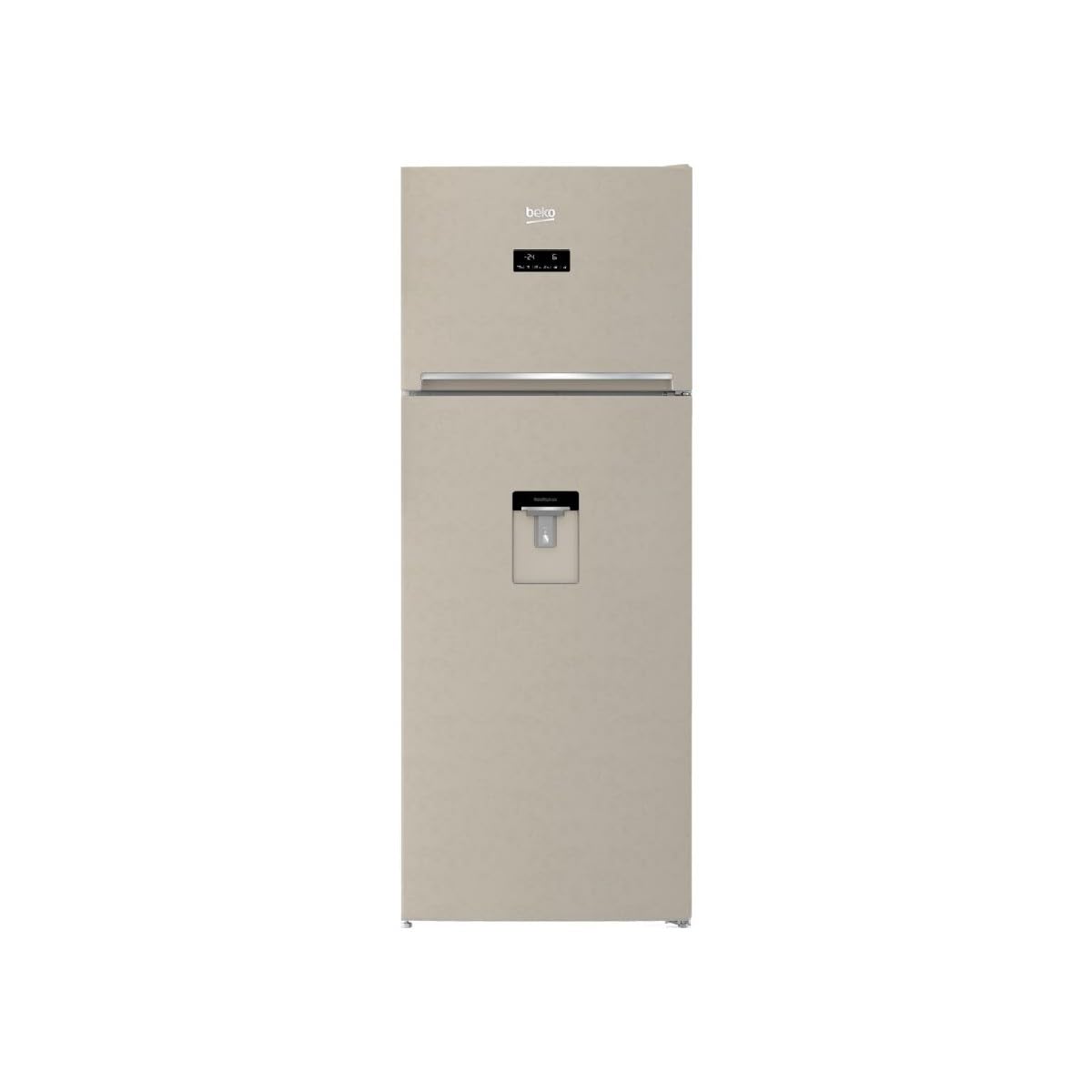 Frigorifero Beko Doppia Porta RDNE455E40DBN No Frost Altezza 185 Cm Colore Beige Classe Energetica F