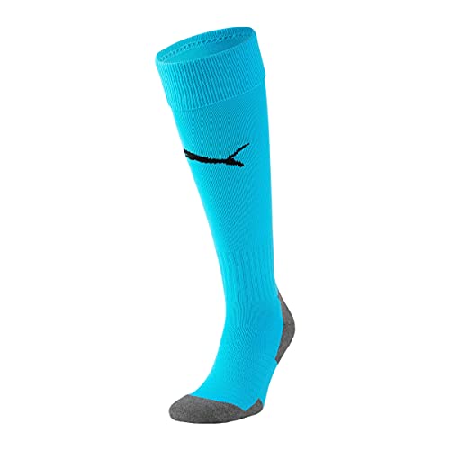 PUMA Jungen Fußballsocken Fu ballsocken, HELLBLAU/SCHWARZ, 35-38 EU