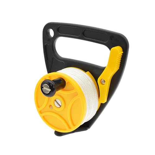 Carrete de buceo amarillo para señalización y paradas de seguridad cómodas 2
