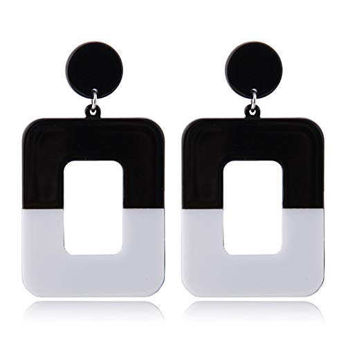 Preisvergleich Produktbild Ohrringe, minimalistisch, geometrisch, Essigsäuren-Platte, Persönlichkeit