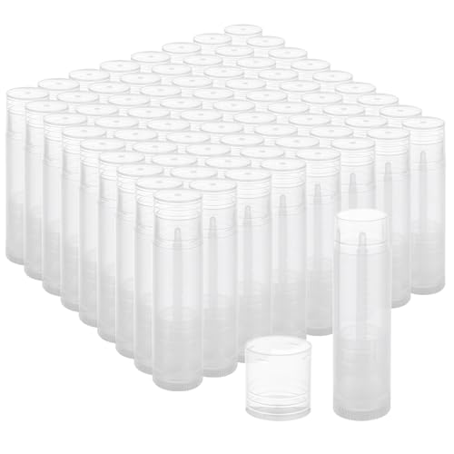 Tubes vides de baume à lèvres en plastique transparent durable et étanche de 5 ml
