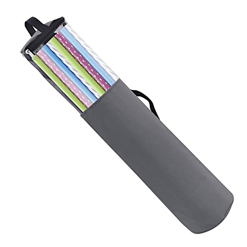 TETHYSUN Geschenkpapier-Aufbewahrungstasche, 101,6 cm lang, Oxford-Stoff, Weihnachtsband, Geschenktasche, Schleifen, Aufbewahrungsbox für Urlaub Cover