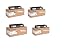 Ricoh 4 Color OEM for Ricoh SP C250DN SP C250SF Toner Set (2,300 Yield Each) 407539, 407540, 407541, 407542