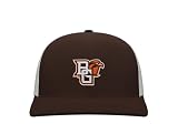 Sport Your Gear Bowling Green Falcons Prime Mid Profile Adjustable Snap Back Trucker Baseball Hat Cap Alternate Color Brown