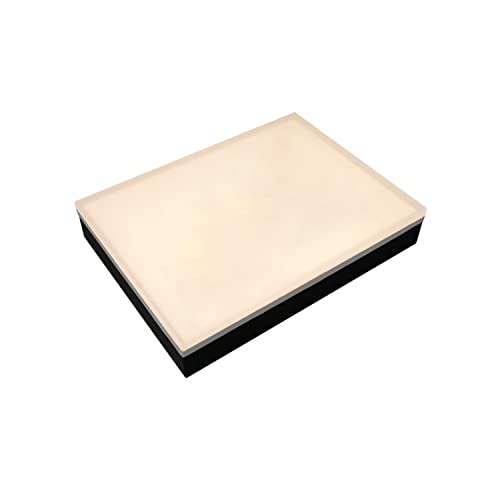 Image of LUMENGY Paver Light 9x12 Inch (8.85x11.81), 2700K Warm White, Glare-Free Brick Lighting for Driveways, Walkways, Pool Decks and Patios, 12V Hardwired, IP67 Waterproof, Drive-Over Rated