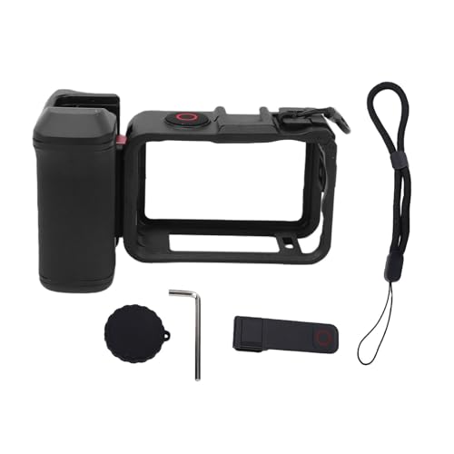 Cage modulaire pour caméra de sport avec poignée en caoutchouc souple KIMISS