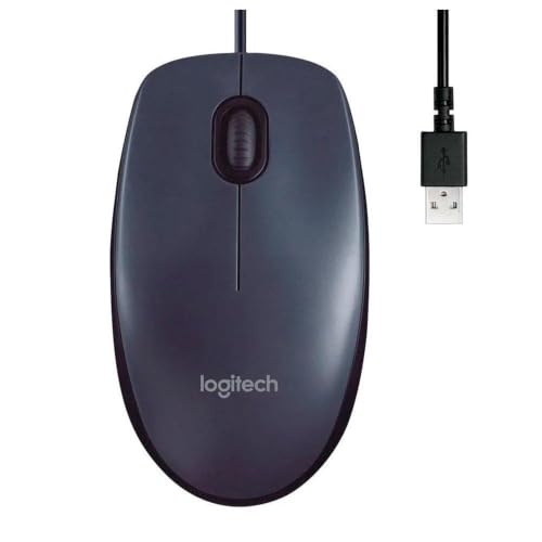 Logitech USB Mouse For PC & Laptop - M90