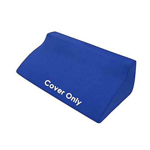 Wedge Pillowcase Bed Wedge Pillow Cover with Zippers Only Suitable for R-Type Wedge Pillows - Comforts Hypoallergenic, Machine Washable Case Only (1 Replacement Cover)