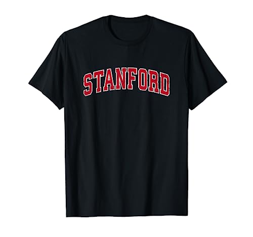 Stanford California CA Vintage Sports Design Red Design T-Shirt