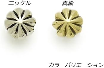 Amazon.co.jp: [レザークラフトぱれっと]プレーンコンチョ アポロ ネジ