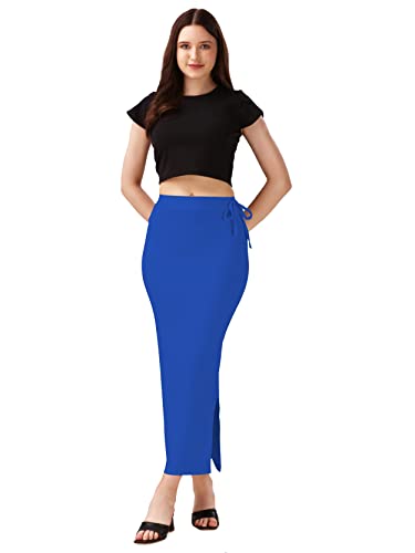 Image of Mehrang Microfiber Saree Shapewear Petticoat for Women, Cotton Blended Shape Wear Dress for Saree