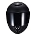 JQF Gear Motorcycle Helmets Full Face WS-611 Street Bike Motorbike Helmet for Adults Men Women DOT Approved (Matte Black, XXL)