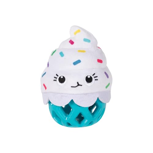 Fringe Studio Rubber Dog Toy, HERE for THE Cupcakes, Pet Shop Collection (519079)