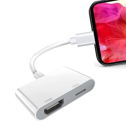 Yayiet Iphone To Hdmi Adapter Compatible With Ios Devices For Projector/Monitor/Tv #TOP28