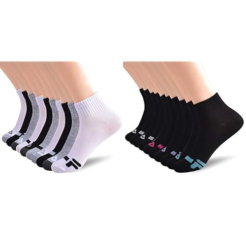 Fila Women's Ankle Quarter Socks(10 Pack)