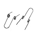 HNNBTYYQF Small Torsion Spring,Torsion Spring, 2pcs Torsion Spring Steel Double Torsion Spring 2mm Wire Diameter DIY(2x11mm)