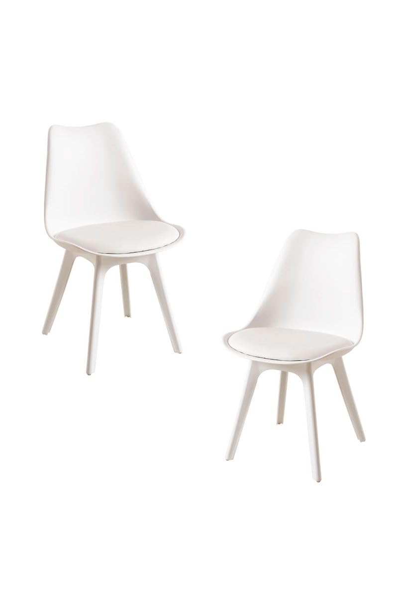 Regalos Miguel - Packs Sillas Comedor - Pack 2 Sillas Synk Suprym - Blanco