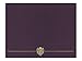 Purple Classic Crest Certificate Covers - 25 Covers