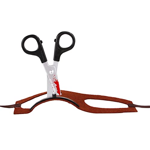 Faxianther Bloody Halloween Costume Pet Headband Scary Cat Dog Headdress Adjustable Head Band Cosplay Party Puppy Headwear Pet Dress-Up Costumes Accessories Trick Props - Image 3