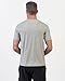 Rhone Reign Mens Workout Shirts, Anti-Odor, Quick Dry Mens Gym Shirts, Workout Shirts for Men (Light Gray Heather, X-Large)