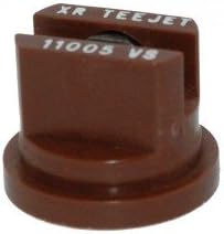 TeeJet XR Extended Range Spray Nozzle XR11005VS - 110 - 0.5 GPM - Brown Pack of 12