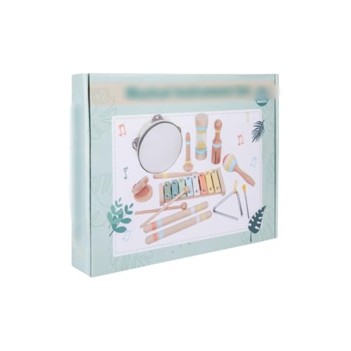 JoFist楽器 おもちゃ モンテッソーリ 音楽おもちゃ スーツ 木のおもちゃ 打楽器 女の子 男の子 赤ちゃん 玩具 早期開発 指先の知育 クリスマスプレゼント 子供 1 2 3 4 5 歳誕生日プレゼント (幼児向け楽器(9点セット))