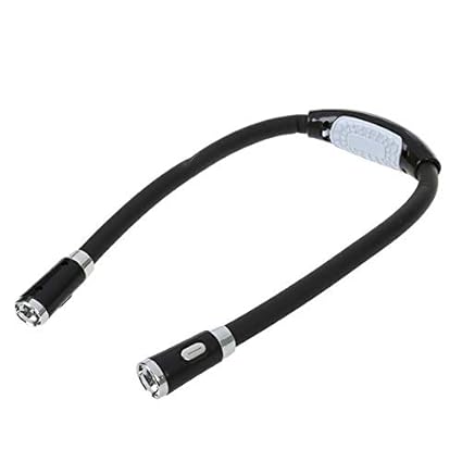 PRAV 5X(LED Flex Neck Reading Book Light Huglight (Black 4 Modes) T1D8)