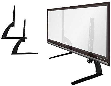 TV Stand Mount, Universal Tabletop for 26 to 37 inch LCD LED Flat Screen, Japard Holds Up to 105 lbs, Max VESA 800 x 400mm, 3-Level Height Adjustable