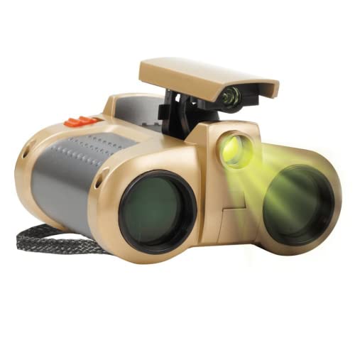 ChuShengQ 4x30mm Portable Travel Binoculars with Low Night Vision- Kid Adventure Binoculars Beach Binoculars for Birds Watching Hunting Travel Sightseeing Gift