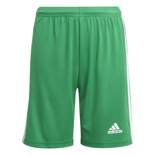 adidas boys Squad 21 Shorts Team Green/White Large