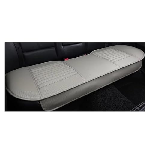 Housse de siège auto PU universelle grise et coussin de protection arrière de voiture