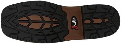Justin Boots Men's Hybred Caramel Crock Print 12" Buff Top Comp Toe Work Boot 8 D | Image 4