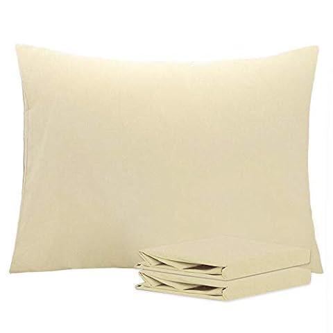 NTBAY Standard Microfiber Pillowcases, 2 Pack, 20 x 26, Light Taupe — $6.49 (57% off)