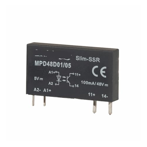 Interruptor de relé de microvoltaje MPD48D01/05 SSR CC CC de 4 pines entrada 5VCC