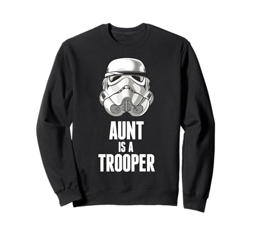 Sweat Stormtrooper Aunt Is A Trooper col rond imprimé pour femme