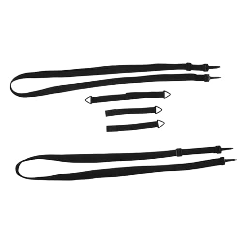 TOYANDONA 5pièces Sangles De Fixation pour Parasol Réglables Et Résistantes Au Vent Idéales pour Parasols De Plage Jardins Et Camping Pratique Les Intempéries