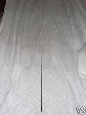 Hustler Redman CB 102 Inch CB Ham Radio Antenna Stain Steel Power Whip with Stud mount